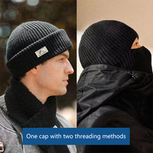 Load image into Gallery viewer, 2In1 Multifunctional Hat Winter Warm Windproof Knitted Cap Beanie Windproof Face Mask Outdoor Sports Accessories For Women Men
