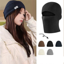 Load image into Gallery viewer, 2In1 Multifunctional Hat Winter Warm Windproof Knitted Cap Beanie Windproof Face Mask Outdoor Sports Accessories For Women Men
