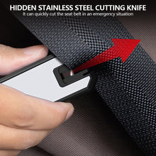 Load image into Gallery viewer, Emergency Car Safety Hammer Seat Belt Cutter Tungsten Steel Tip Window Breaker Glass Cutter for Escape Vehicle Safety Tool

