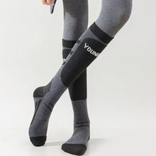 Load image into Gallery viewer, 1Pair Professional Ski Mountaineering Thermal Socks Anti-odor Anti-slip Thickened Long Tube Socks for Winter Snow Sports
