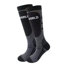 Load image into Gallery viewer, 1Pair Professional Ski Mountaineering Thermal Socks Anti-odor Anti-slip Thickened Long Tube Socks for Winter Snow Sports
