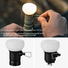 Load image into Gallery viewer, 1Set Retro Multifunction Camping Light with Power Bank and Stand Portable Outdoor Ambience Light Mobile Power Source USB Rechargeable Long Battery Life
