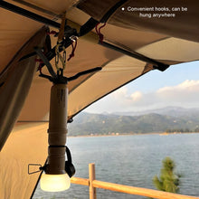Load image into Gallery viewer, 1Set Retro Multifunction Camping Light with Power Bank and Stand Portable Outdoor Ambience Light Mobile Power Source USB Rechargeable Long Battery Life
