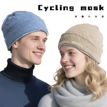 Load image into Gallery viewer, Winter Hat and Neck Gaiter Set Fleece Lined Thickened Warm Ear Protection Beanie Hat Outdoor Sports Running Cycling Protective Suit
