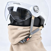Load image into Gallery viewer, Multi-Purpose Headgear for Cycling Skiing Windproof Coldproof Fleece Pullover Cap Integrated Face Mask Hat and Neck Gaiter Winter Thermal Gear
