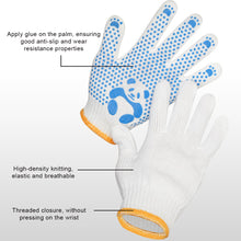 Load image into Gallery viewer, 1Pair Children's Anti-cut Anti-slip Protective Gloves Panda Pattern Safety Gloves with Dot Coated Palm for Tug of War and Gardening Age 3-12 Years
