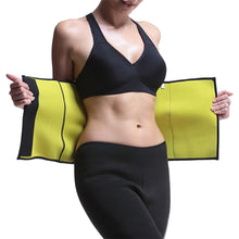 Load image into Gallery viewer, Professional Sports Fitness Sweat Waist Belt Hook and Loop Fixed Waist Fat Reduction Shaping Aid Auxiliary Supplies

