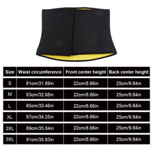 Load image into Gallery viewer, Professional Sports Fitness Sweat Waist Belt Hook and Loop Fixed Waist Fat Reduction Shaping Aid Auxiliary Supplies
