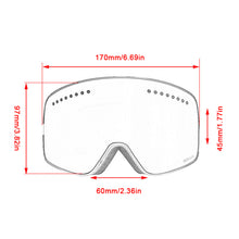 Load image into Gallery viewer, Dual-Layer Anti-Fog Magnetic Ski Goggles with Storage Bag Wide View Outdoor Mountaineering Trekking Sports Goggles Myopia Glasses Compatible
