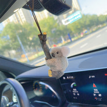 Load image into Gallery viewer, Car Rearview Mirror Pendant Ornament Creative Koala Car Interior Hanging Decoration with Durable Chain Automotive Accessory
