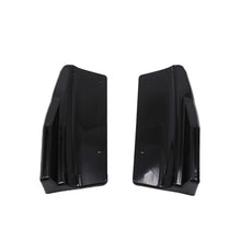 Load image into Gallery viewer, 2Pcs Universal Carbon Fiber Car Rear Bumper Lip &amp; Corner Protector Rear Diffuser Side Skirt Extension Style Kit Auto Body Styling Accessory
