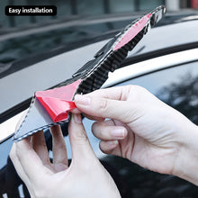 Load image into Gallery viewer, 2Pcs Car Roof Decor Look Dragon Horn Hydrographic Spoiler Fin for Auto Styling Exterior Customization Accessory
