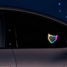 Load image into Gallery viewer, Solar RGB Car Window Mood Light with Corner Heart Triangle Rear Window Atmosphere Neon Effect Decoration Light Wireless Interior Lighting
