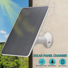 Load image into Gallery viewer, Portable Monocrystalline Solar Panel Charger Power for Phones Cameras Outdoor Doorbells Monitoring Waterproof Solar Expansion Board
