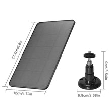 Load image into Gallery viewer, Portable Monocrystalline Solar Panel Charger Power for Phones Cameras Outdoor Doorbells Monitoring Waterproof Solar Expansion Board
