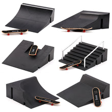 Load image into Gallery viewer, Mini Skatepark Ramp Multi-terrain Cool Finger Skateboard Park Set Obstacle Portable Practice Set Professional Fun Game Kid Toys for Boys Teens
