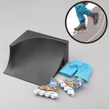 Load image into Gallery viewer, Mini Skatepark Ramp Multi-terrain Cool Finger Skateboard Park Set Obstacle Portable Practice Set Professional Fun Game Kid Toys for Boys Teens

