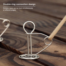 Load image into Gallery viewer, 10PCS Outdoor Camping Octopus Deck Ground Nails High Strength Tent Stakes Windproof Rope Buckle Retractable Spring Design
