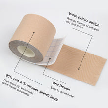 Load image into Gallery viewer, 1Roll Professional Multi-Purpose Lift Tape Sports Muscle Support Boob Lift Band Face Wrinkle Smoothing Strip Elastic Adhesive Tape
