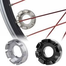 Load image into Gallery viewer, Mountain Bicycle Spoke Wrench Adjust Harmony Wire Tightness Prevent Wheel Deformation 8 Slot Adjust Circle Tool Bicycle Supplies
