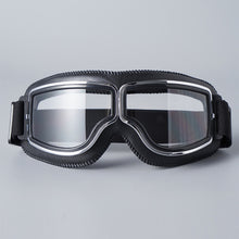 Load image into Gallery viewer, Motorcycle Riding Glasses Windproof Light-proof Sunglasses Helmet Glasses Leather Retro Motorcycle Accessories
