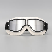 Load image into Gallery viewer, Motorcycle Riding Glasses Windproof Light-proof Sunglasses Helmet Glasses Leather Retro Motorcycle Accessories
