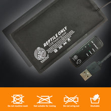 Load image into Gallery viewer, USB Interface Carbon Fiber Heating Pad Reptile Pet Autumn Winter Heating Pad Washable Heating Sheet
