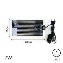 Load image into Gallery viewer, British Standard 7W/40W Reptiles Heat Mat Climbing Pet Heating Warm Pads Adjustable Temperature Pet Reptile Thermal Insulation Equipment
