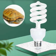 Load image into Gallery viewer, 5.010.0 UVB Reptile Lamp 13W 26W UVB Rays Energy Heating Light Calcium-enriched Bulb Heating Lamps Turtle Lizard Snake
