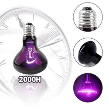 Load image into Gallery viewer, 25W 50W 75W 100W UVA Reptiles Heating Night Light Heating Bulb Turtles Lizards Snakes Reptiles Supplies
