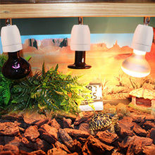 Load image into Gallery viewer, Reptile Heating Lamp Cap 360-Degree Rotation Ceramic Lamp Holder Heated Lamp Holder High Temperature Resistance Lizard Turtle
