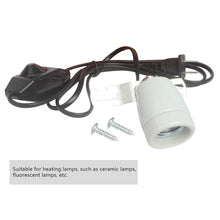 Load image into Gallery viewer, Reptile Heating Lamp Cap 360-Degree Rotation Ceramic Lamp Holder Heated Lamp Holder High Temperature Resistance Lizard Turtle
