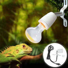 Load image into Gallery viewer, Reptile Heating Lamp Cap 360-Degree Rotation Ceramic Lamp Holder Heated Lamp Holder High Temperature Resistance Lizard Turtle
