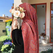 Load image into Gallery viewer, Bohemian Cashew Printed Shawl Thick Jacquard Tassel Shawl Soft Warm Scarf Women Accessories Gift
