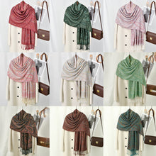 Load image into Gallery viewer, Bohemian Cashew Printed Shawl Thick Jacquard Tassel Shawl Soft Warm Scarf Women Accessories Gift
