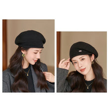 Load image into Gallery viewer, Fashion Simple Women Knitted Cap Soft Warm Hat Elegant Exquisite Solid-Color Hat Female Accessories Gift
