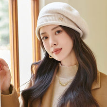 Load image into Gallery viewer, Fashion Simple Women Knitted Cap Soft Warm Hat Elegant Exquisite Solid-Color Hat Female Accessories Gift
