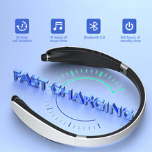 Load image into Gallery viewer, True Wireless Foldable Earbuds Bluetooth Neckband Headset Hifi Stereo Earphones Noise Cancelling Headphones With Mic
