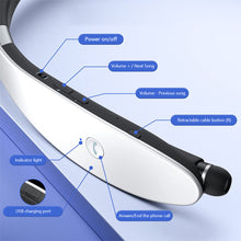 Load image into Gallery viewer, True Wireless Foldable Earbuds Bluetooth Neckband Headset Hifi Stereo Earphones Noise Cancelling Headphones With Mic
