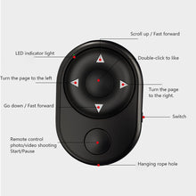 Load image into Gallery viewer, Bluetooth Remote Control for iPhone Xiaomi Android iOS Phones Selfie Stick Wireless Shutter Portable Phone Camera Controller
