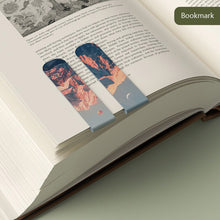 Load image into Gallery viewer, Ins Style Scenery Magnetic Bookmarks Creative Folding Hazy Fantasy Series Student Book Clips Stationery Page Markers

