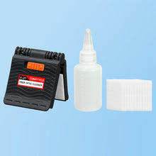 Load image into Gallery viewer, A-07 Optical Fiber Core Wiping Cleaning Tool Fiber Optic Cleaner With Cleaner Cotton Alcohol Storage Bottle
