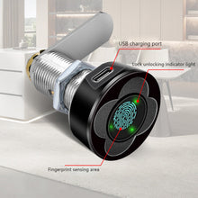 Load image into Gallery viewer, Keyless Cabinet Drawer Strongbox Smart Fingerprint Cam Lock For Mailbox Cabinet Desk Locker Wardrobe File Cabinet Drawer Lock
