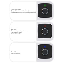 Load image into Gallery viewer, Biometric Fingerprint Lock Black Keyless Cabinet Lock Smart Drawer Locks Anti-theft Door Lock Long Standby Time Door
