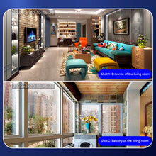 Load image into Gallery viewer, WIFI Dual Lens Robot Camera Dual Screen Monitoring 1080P HD AI Security Surveillance Camera Auto Tracking Baby Pets Monitor
