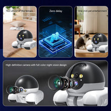 Load image into Gallery viewer, WIFI Dual Lens Robot Camera Dual Screen Monitoring 1080P HD AI Security Surveillance Camera Auto Tracking Baby Pets Monitor
