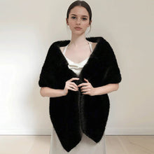 Load image into Gallery viewer, Winter Faux Fur Shawl Large Fluffy Scarf Neck Warmer Women Furry Collar Wedding Bridal Formal Evening Party Shrug Accessories
