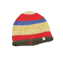 Load image into Gallery viewer, Korean Version Playful Rolled Edge Striped Knitted Hat For Women In Autumn And Winter Warm Ear Protection Cold Hat Woolen Hat
