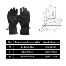 Load image into Gallery viewer, 1Pair Winter Windproof Thermal Riding Gloves Fleece Lined Touchscreen Gloves with Non-Slip Mat for Outdoor Skiing Mountaineering
