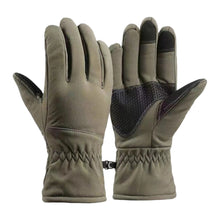 Load image into Gallery viewer, 1Pair Winter Windproof Thermal Riding Gloves Fleece Lined Touchscreen Gloves with Non-Slip Mat for Outdoor Skiing Mountaineering
